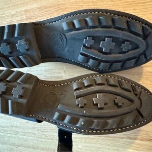 Robert Clergerie black leather sandals Size 7.5